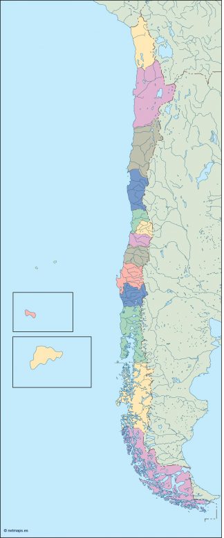 chile blind map