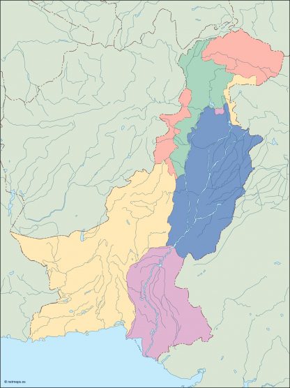 pakistan blind map
