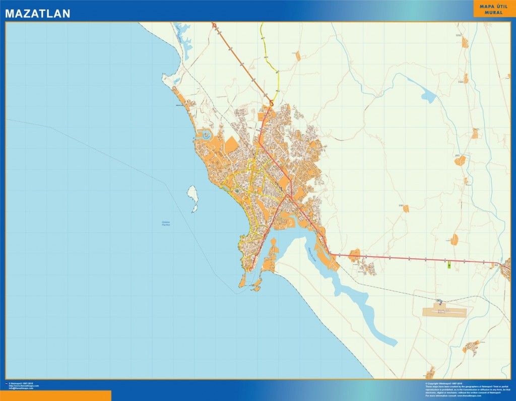 mapa Mazatlan | Netmaps. Mapas de España y del mundo