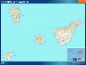 mapa provincia tenerife magnetico