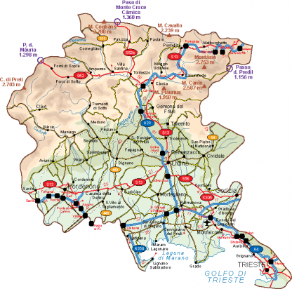 Friuli Vector Map