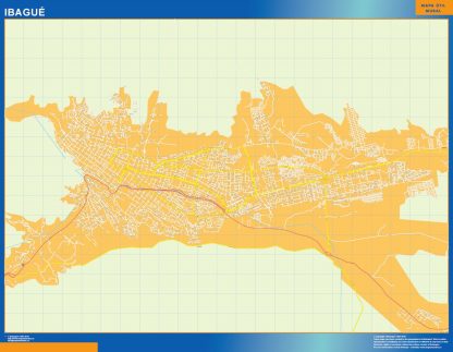 Mapa Ibague